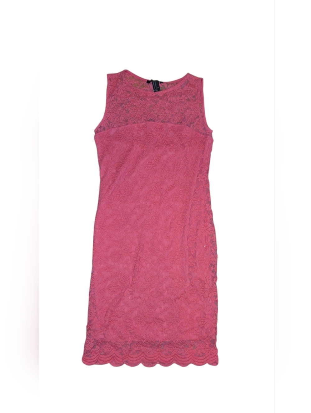 Forever 21 Pink Lace Sheath Dress